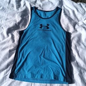 Under Armour Sz Sm Teal and Navy Tank Top